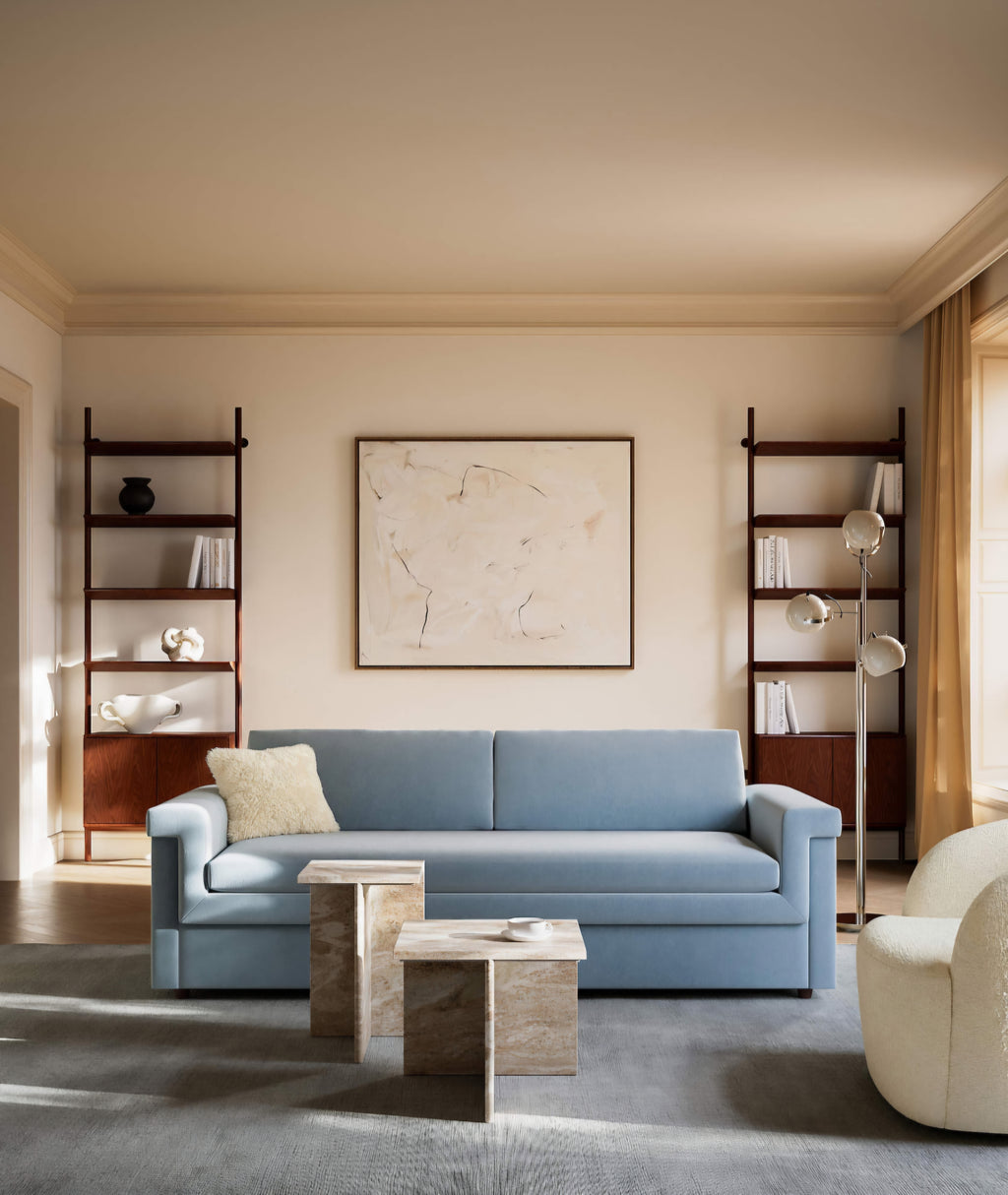 THE ONE × Daltrey — White Metal Floor Lamp