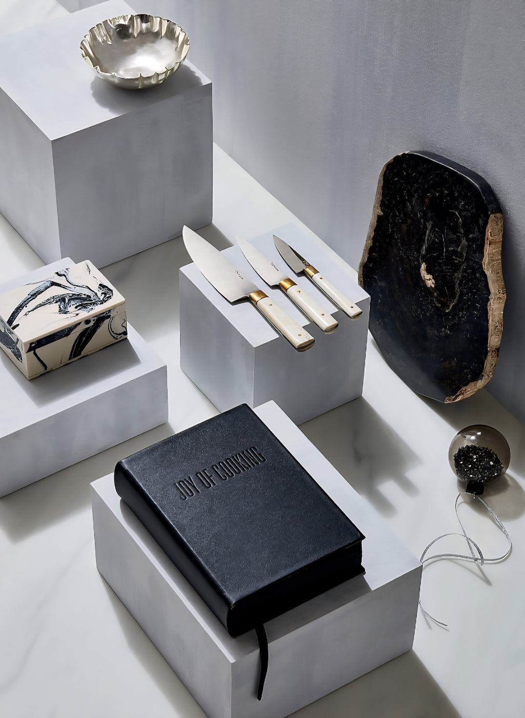THE ONE × Ring — Petrified Wood Serving Board