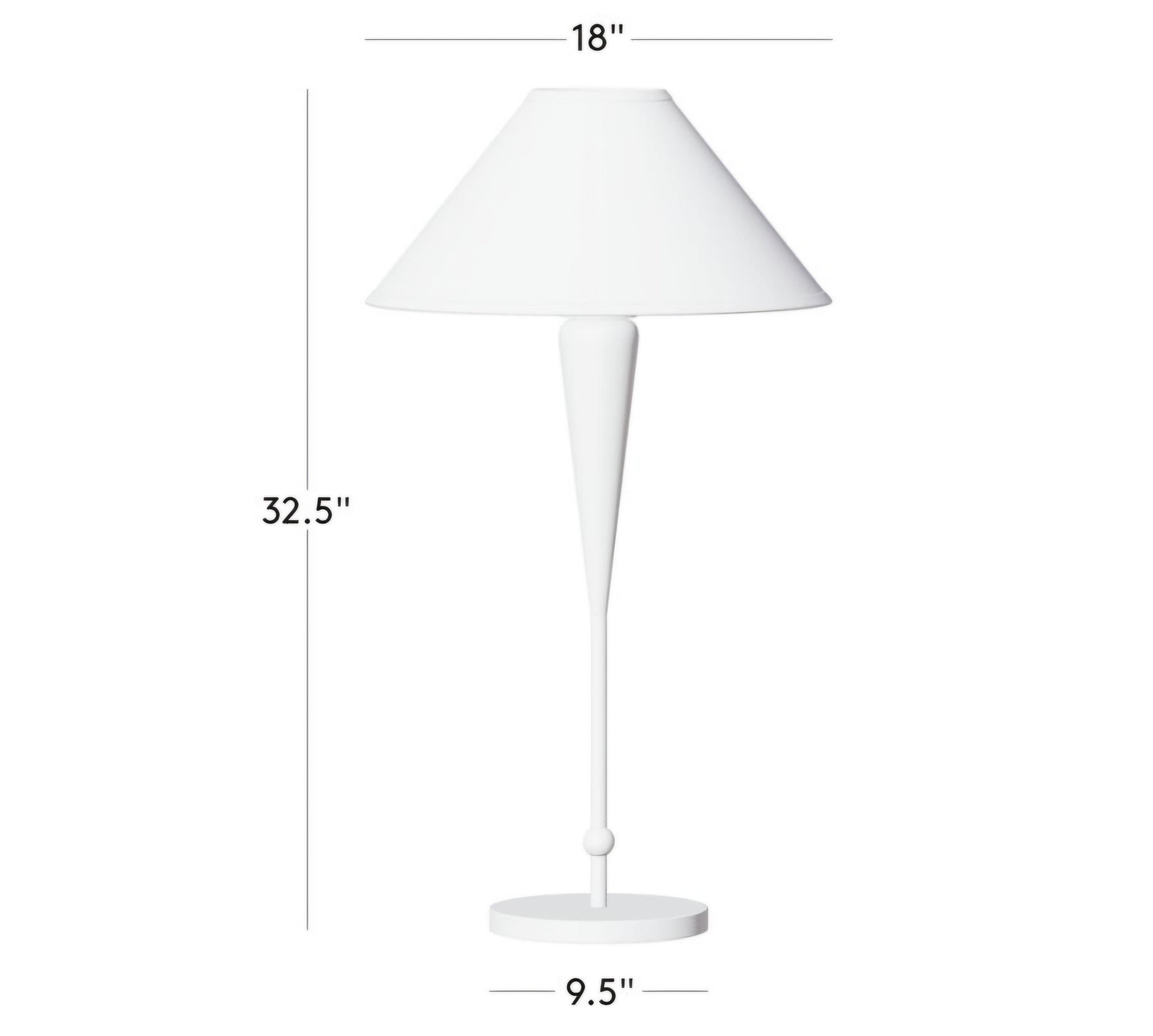 THE ONE × Tamlin — Aged Brass Tall Table Lamp