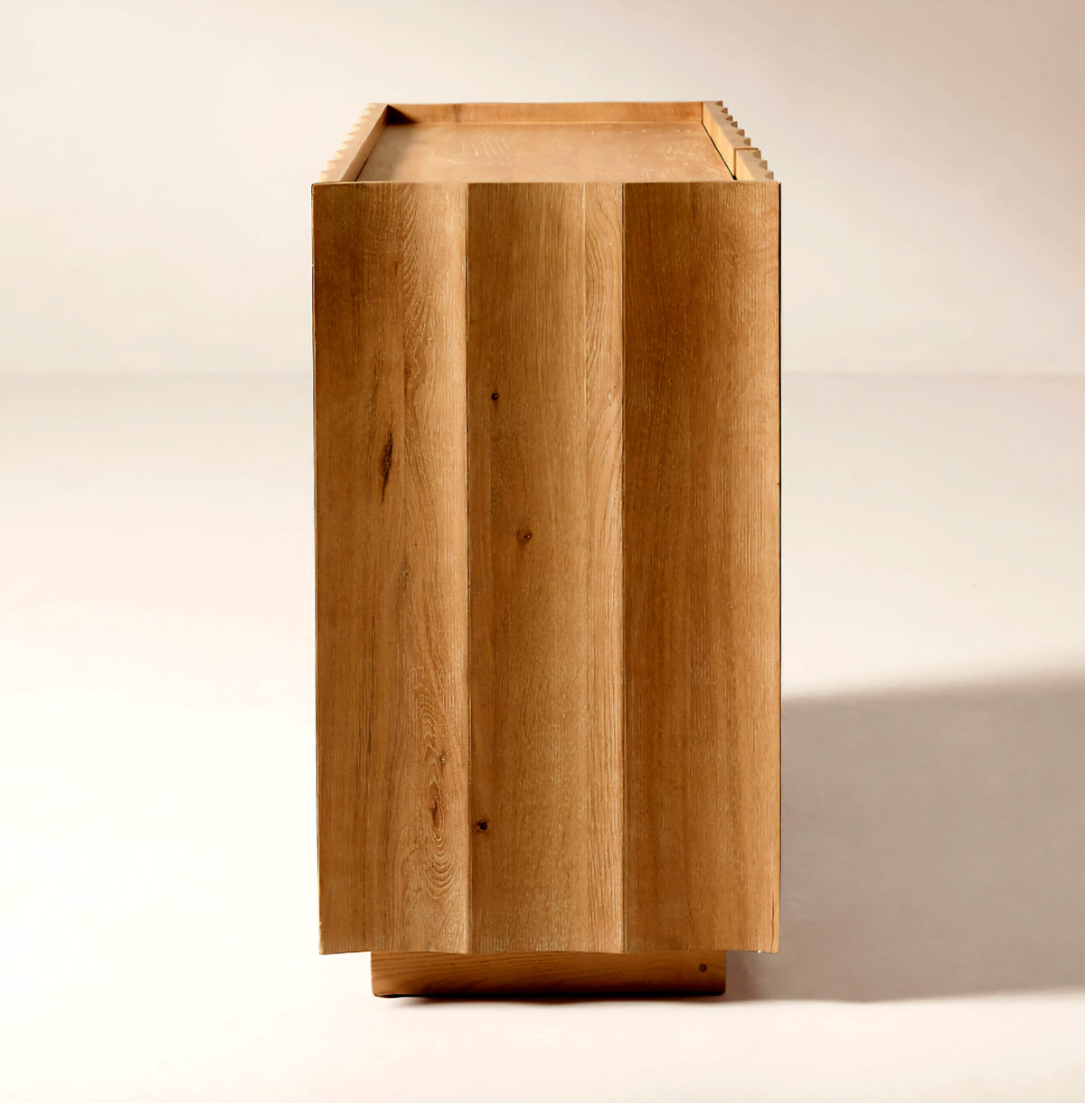 THE ONE × Bardo — Scalloped Oak Wood Credenza