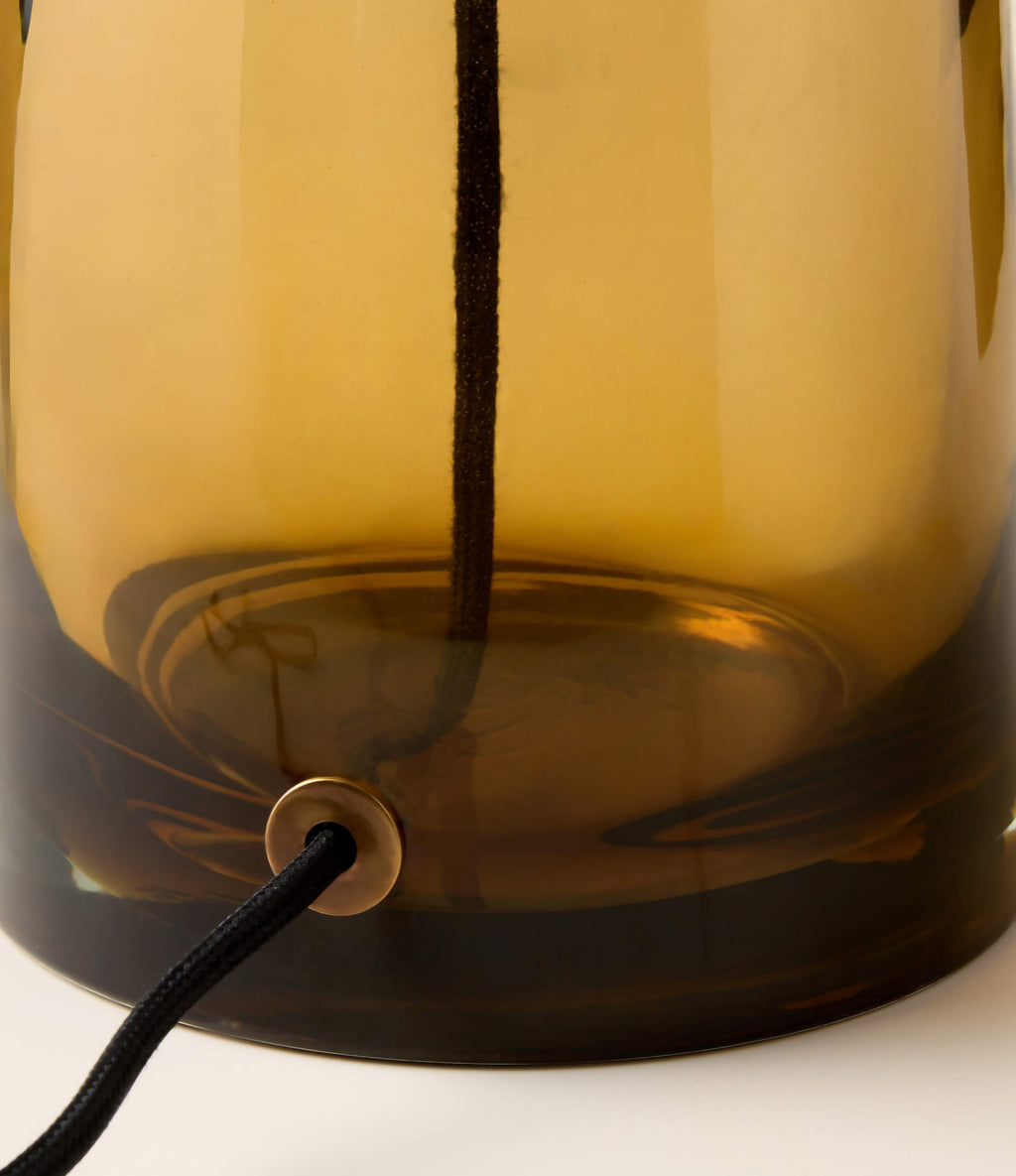 THE ONE × Arie — Amber Glass Table Lamp