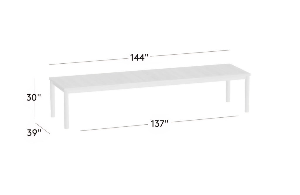 THE ONE × Pinet — Teak Outdoor Dining Table