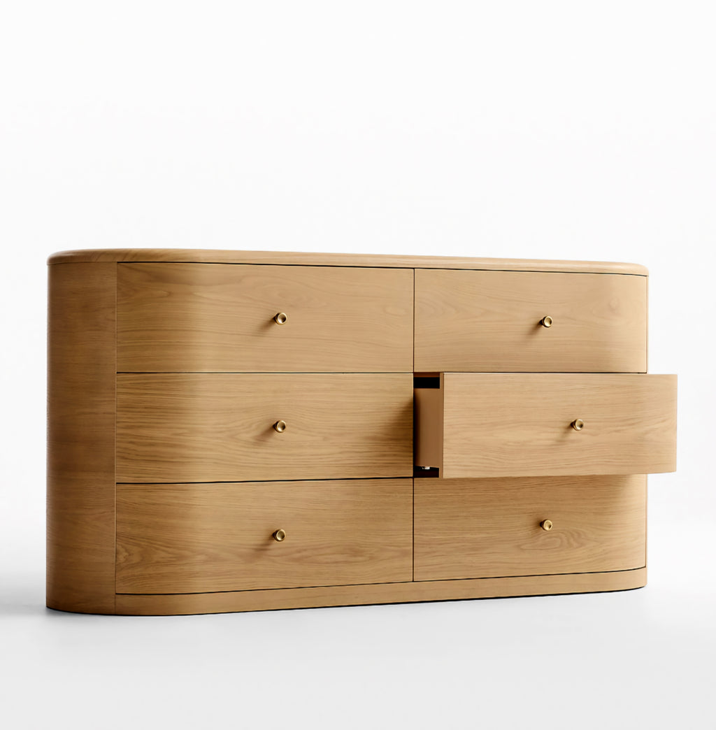 THE ONE × Anneli — Commode en bois de chêne naturel