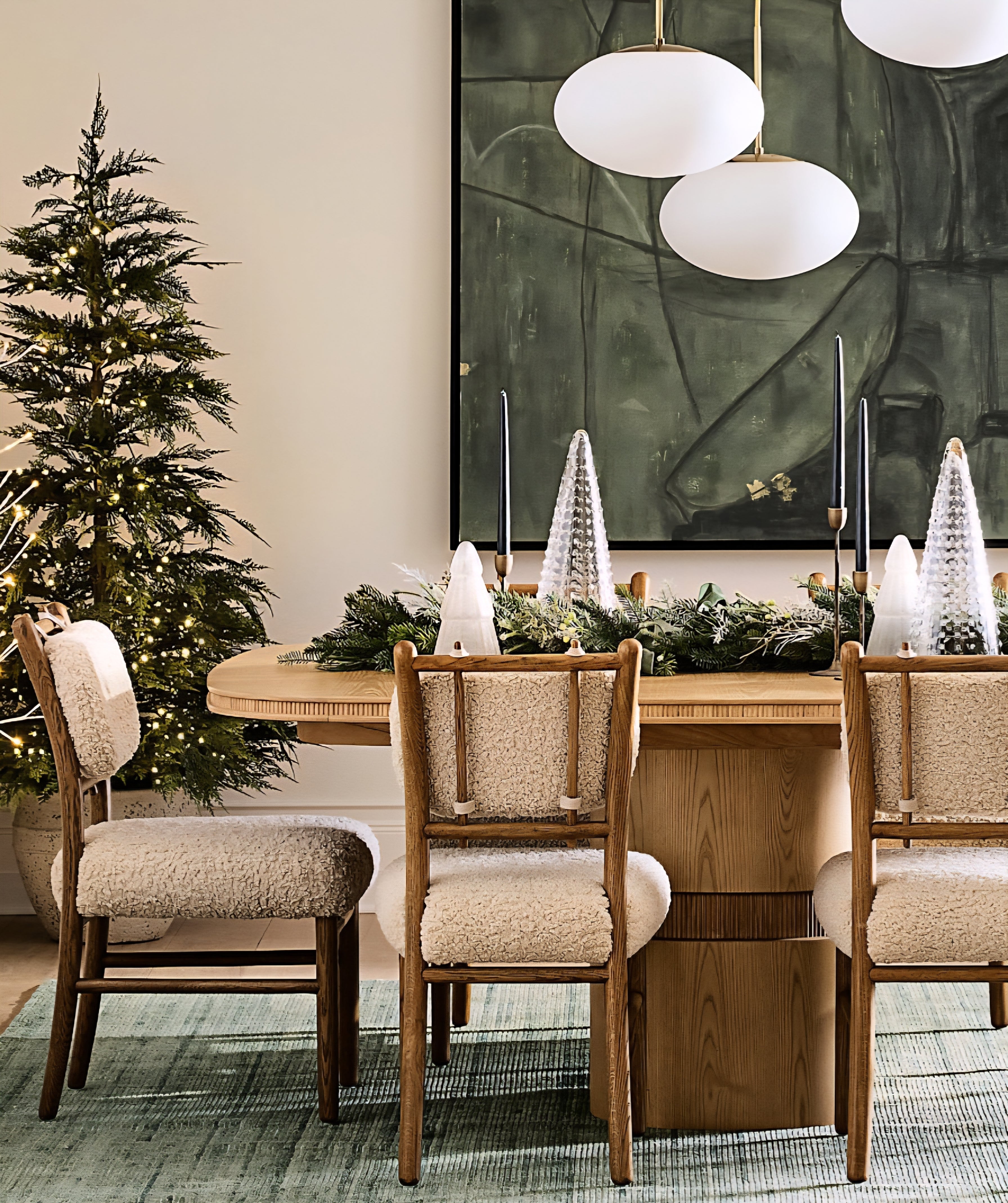 THE ONE × Roseau — Extendable Pedestal Dining Table