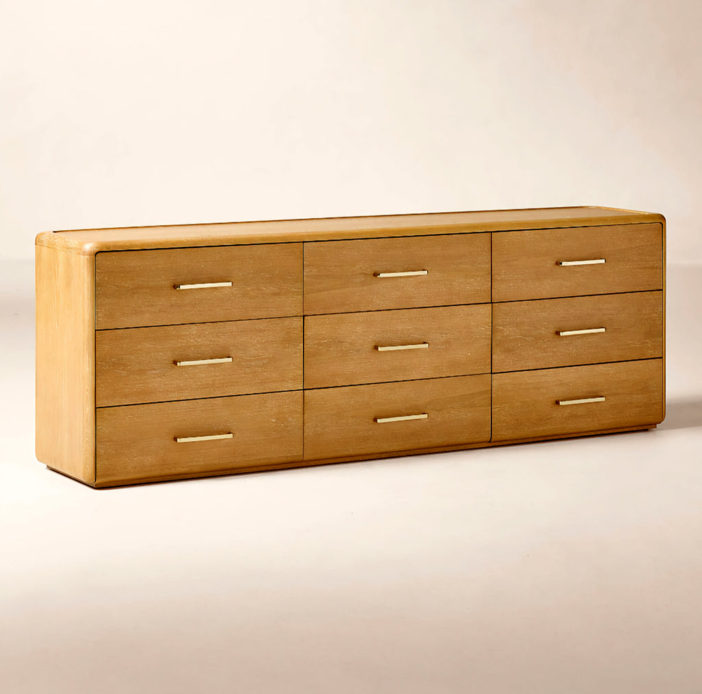 THE ONE × Abbott — 9-Drawer Wood Dresser