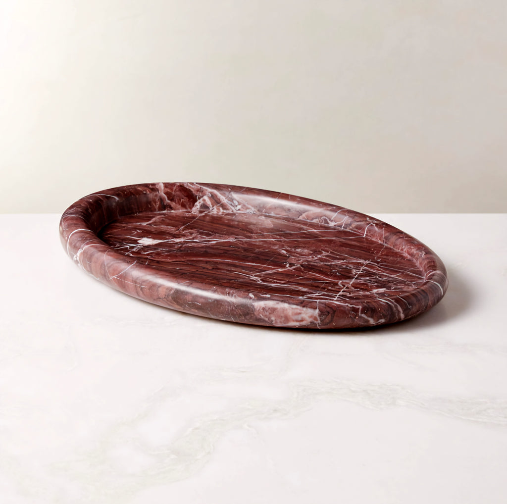 THE ONE × Pave — Oval Marble Serving Tray