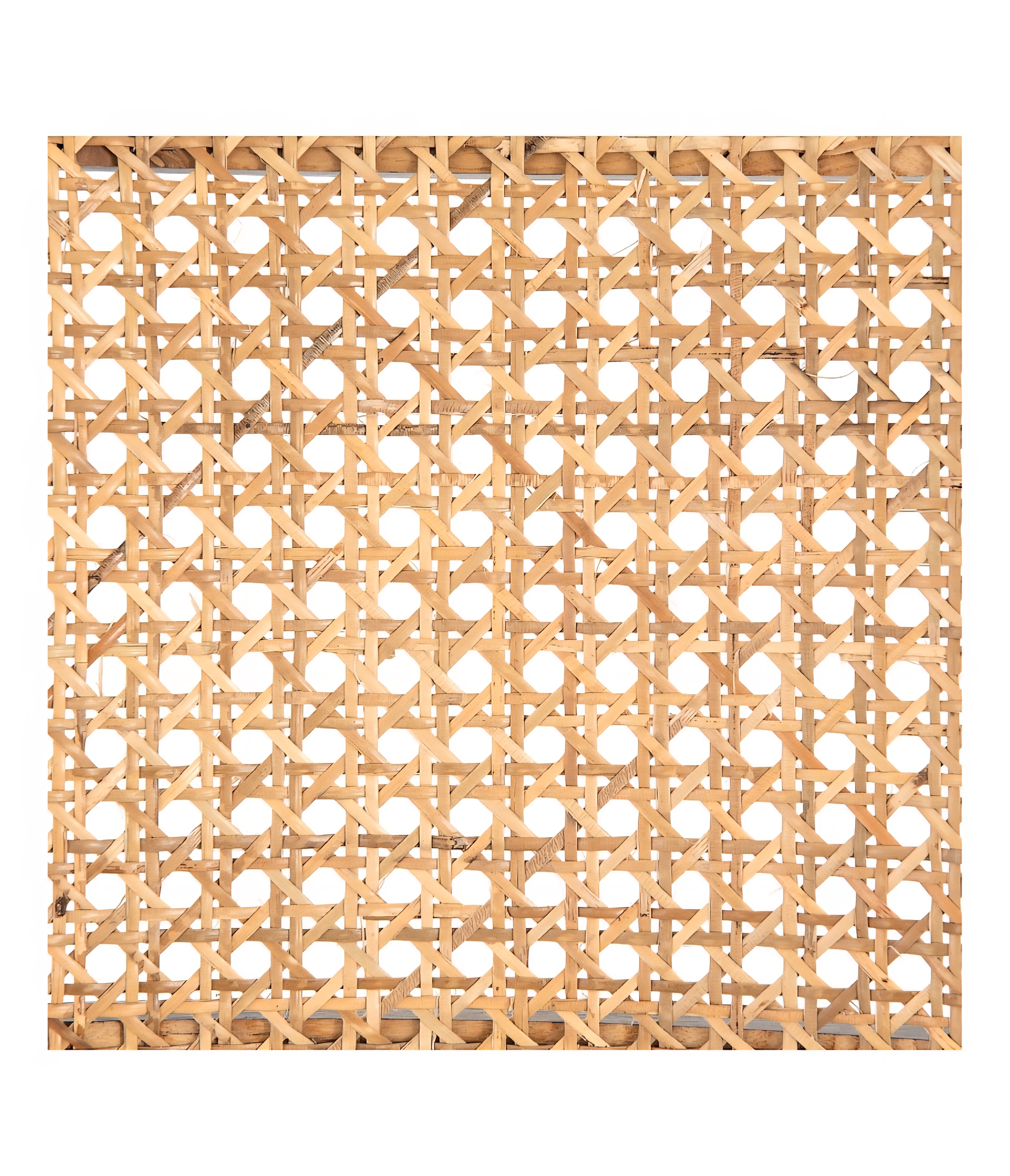THE ONE × Libby — Light Brown Wood + Natural Cane Dining Chair