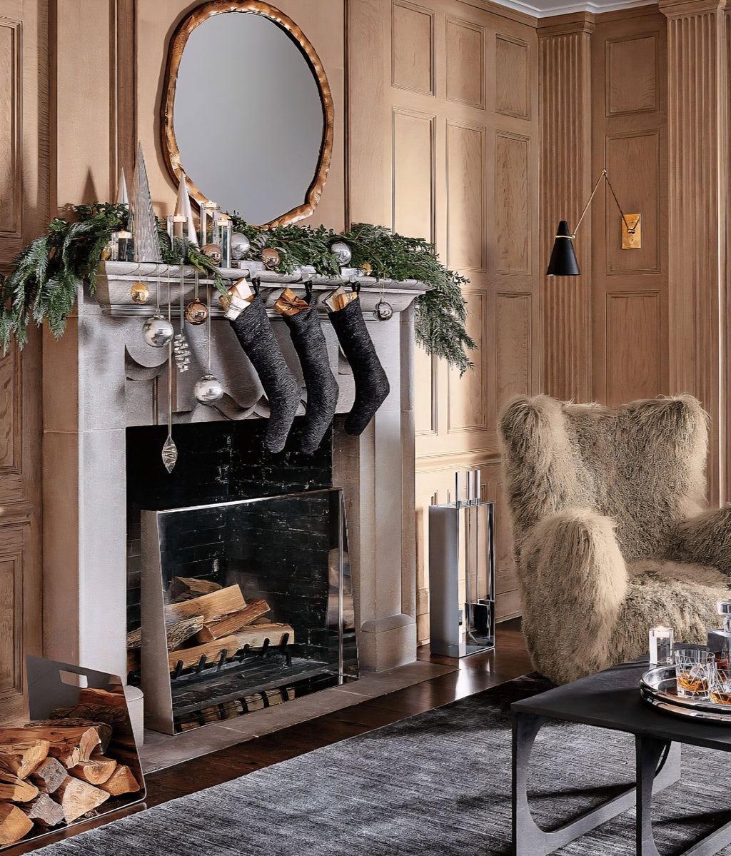 THE ONE × Mongolian Sheepskin Accent Chair