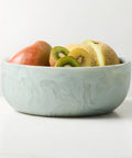 THE ONE × Radley — Light Teal Swirl Resin Serving Bowl