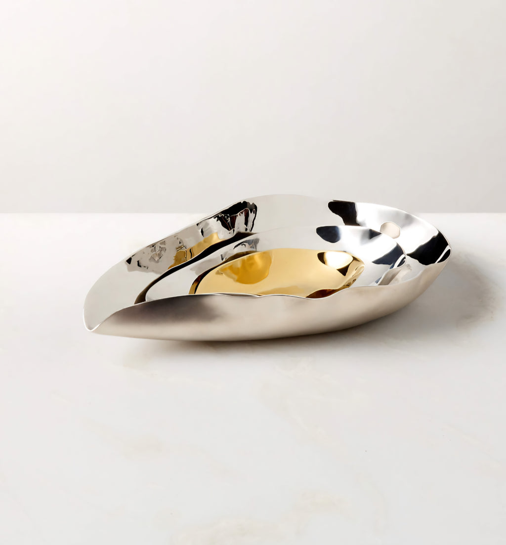 THE ONE × Oyster — Stainless Steel and Brass Pinch Bowl Set