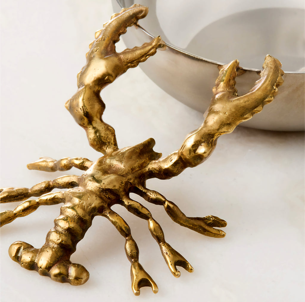 THE ONE × Lobster — Stainless Steel and Brass Snack Bowl