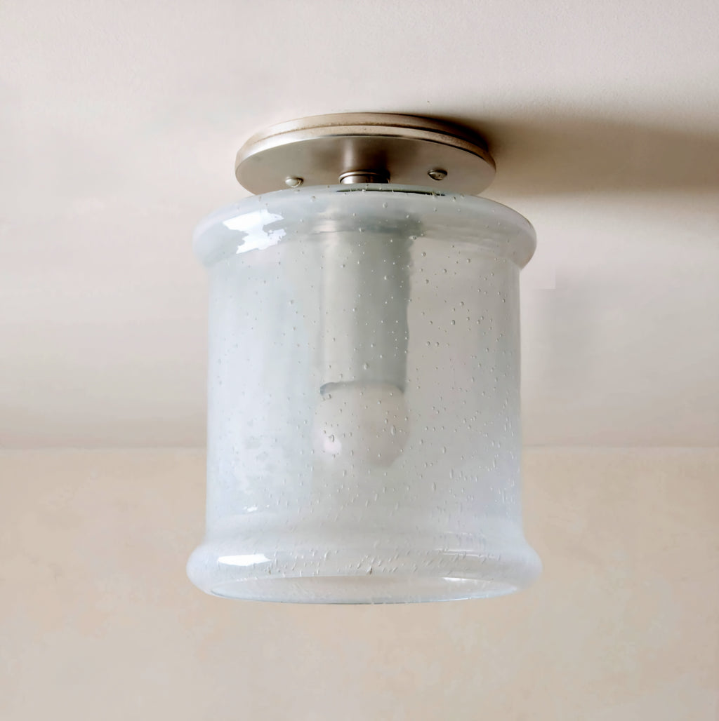 THE ONE × Abryn — Textured Glass Flush Mount Light