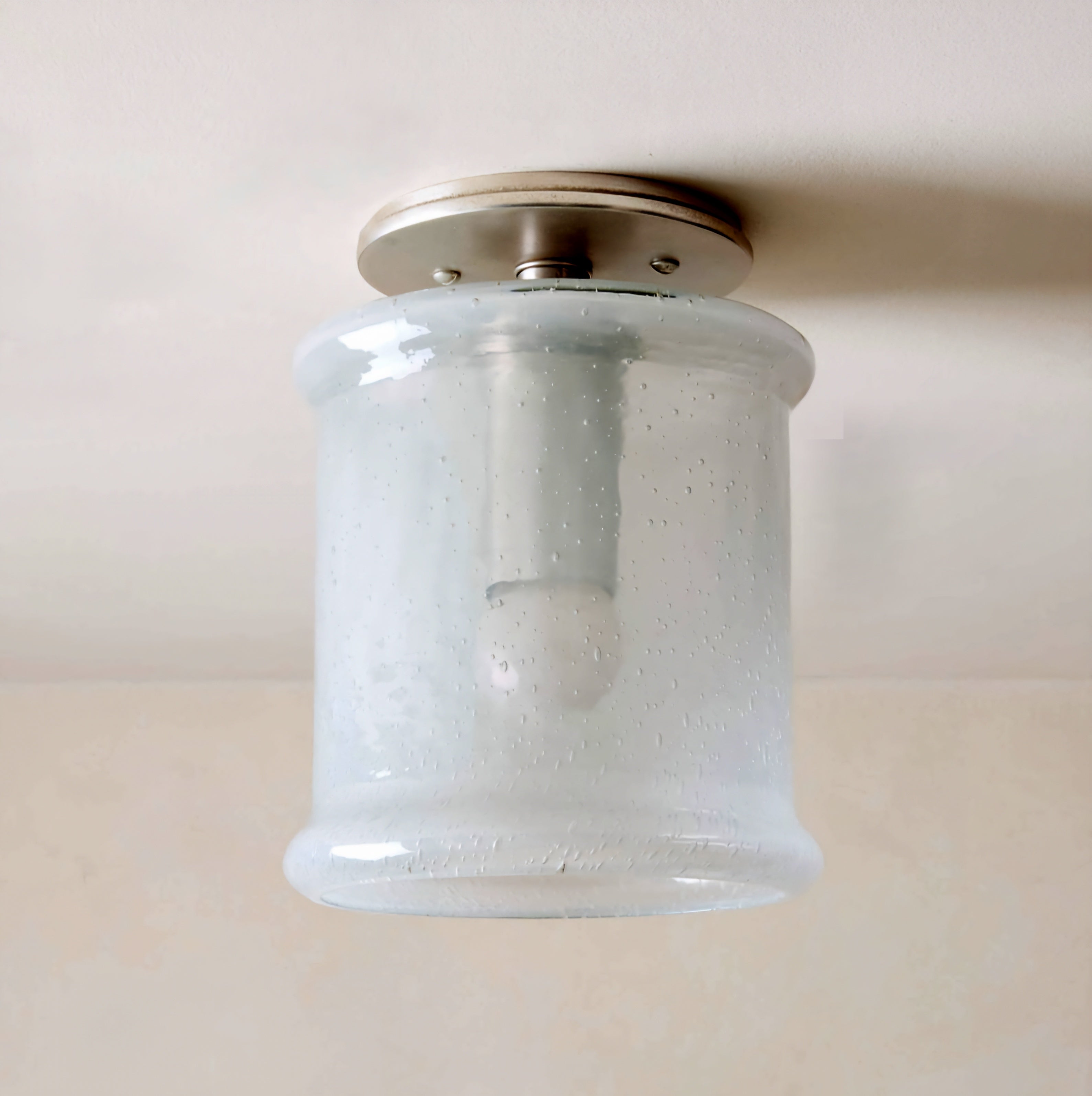 THE ONE × Abryn — Textured Glass Flush Mount Light