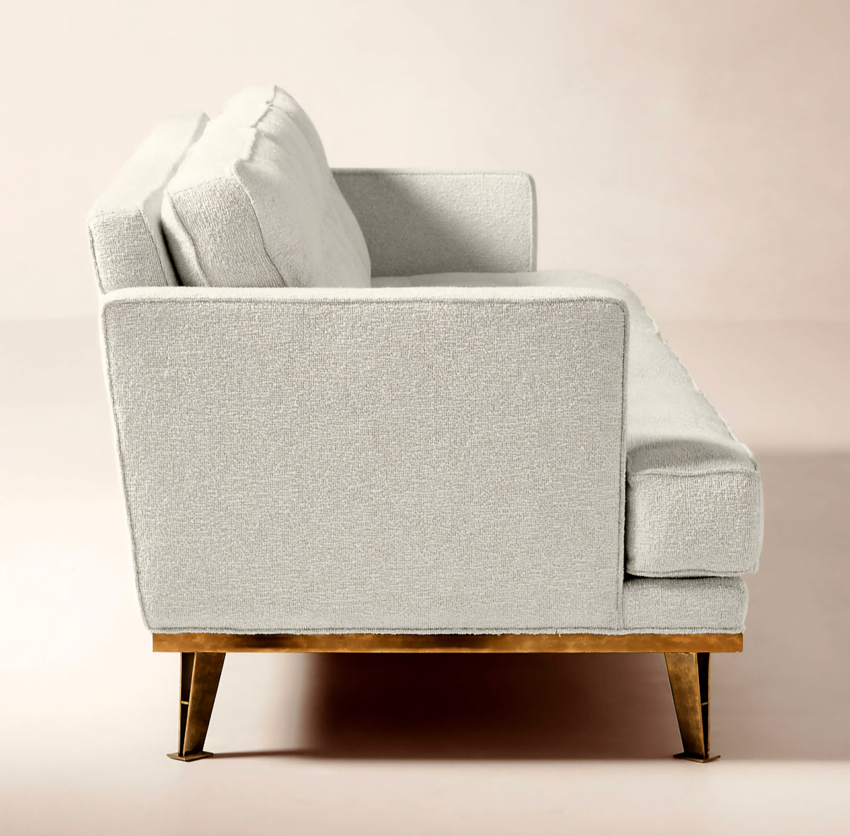 THE ONE × Itero — Off White Performance Fabric Sofa