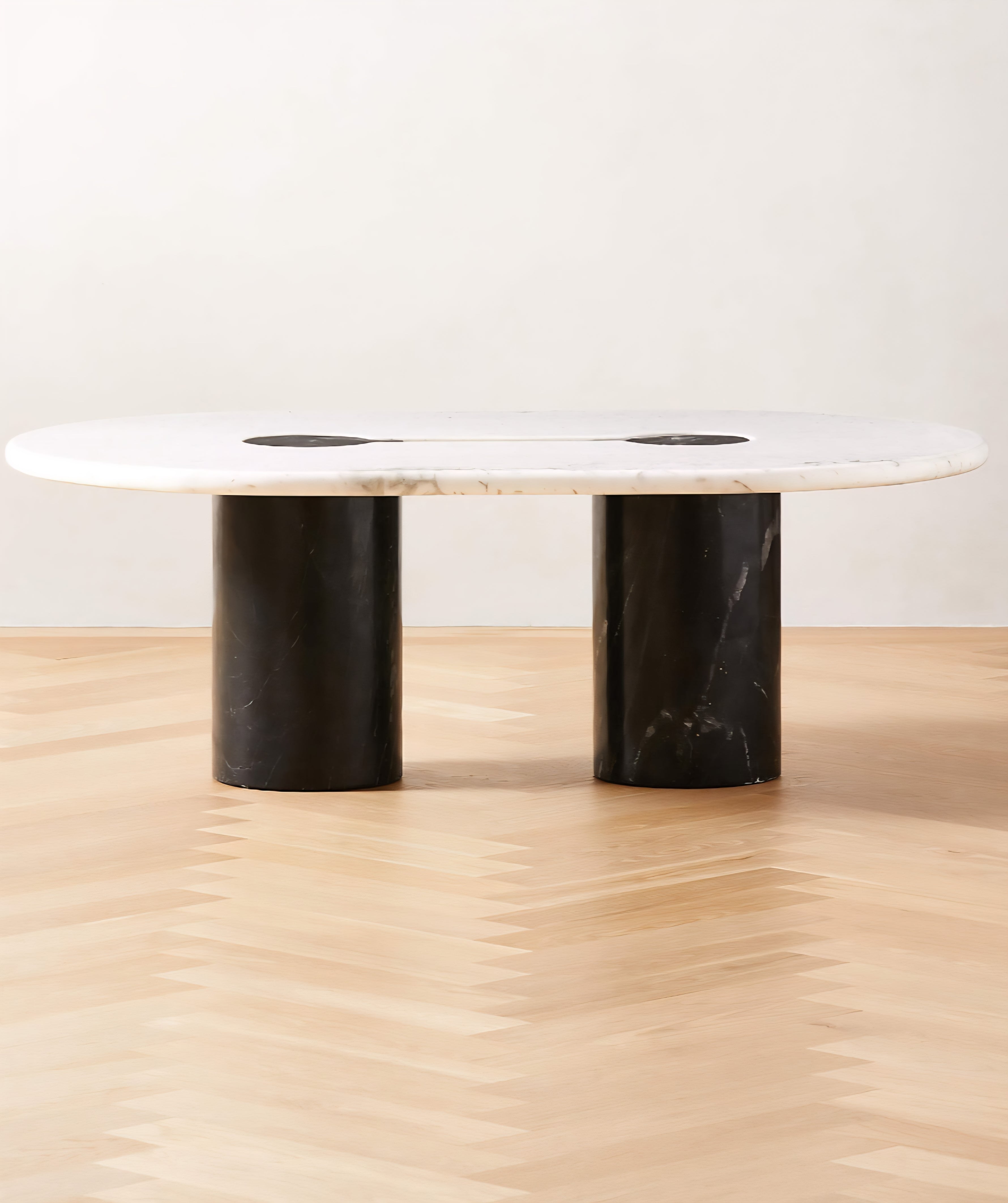 THE ONE × Liguria — Oval Marble Coffee Table