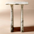 THE ONE × Almera — White Marble Side Table