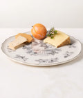 THE ONE × Everly — Round White and Black Patterned Serving Platter