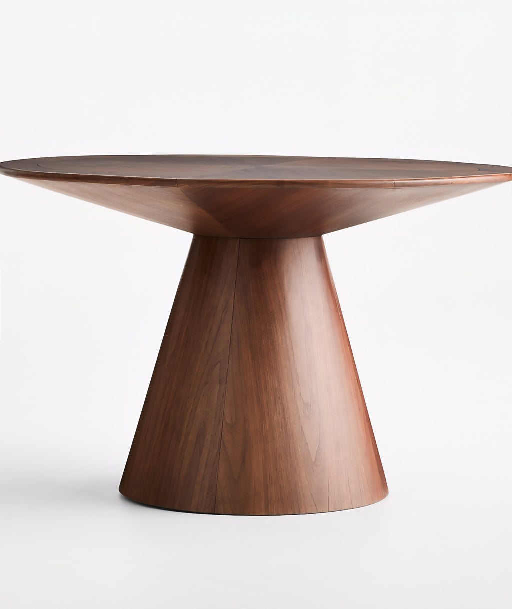 THE ONE × Pedestal — Wood Dining Table