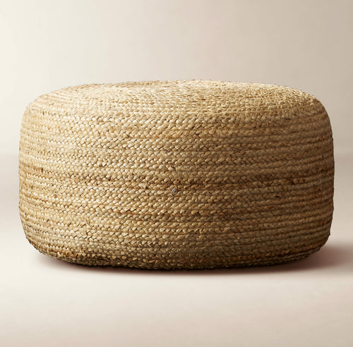 THE ONE × Braided — Natürlicher Jute-Pouf