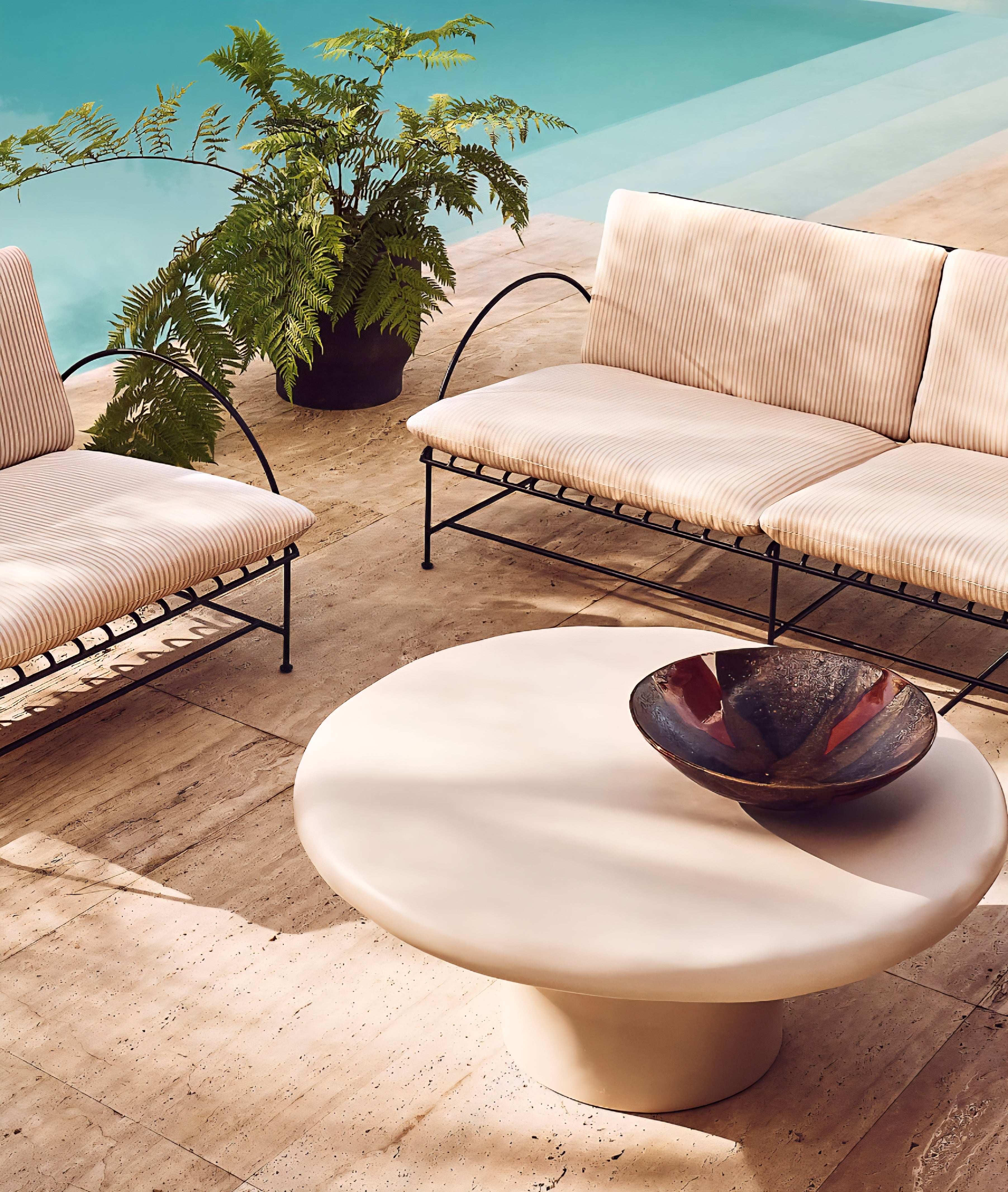 THE ONE × VUUE — Art Deco Outdoor Sofa