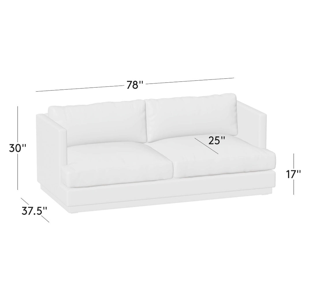 THE ONE × Seneca — Off-White Performance Fabric Sleeper Sofa