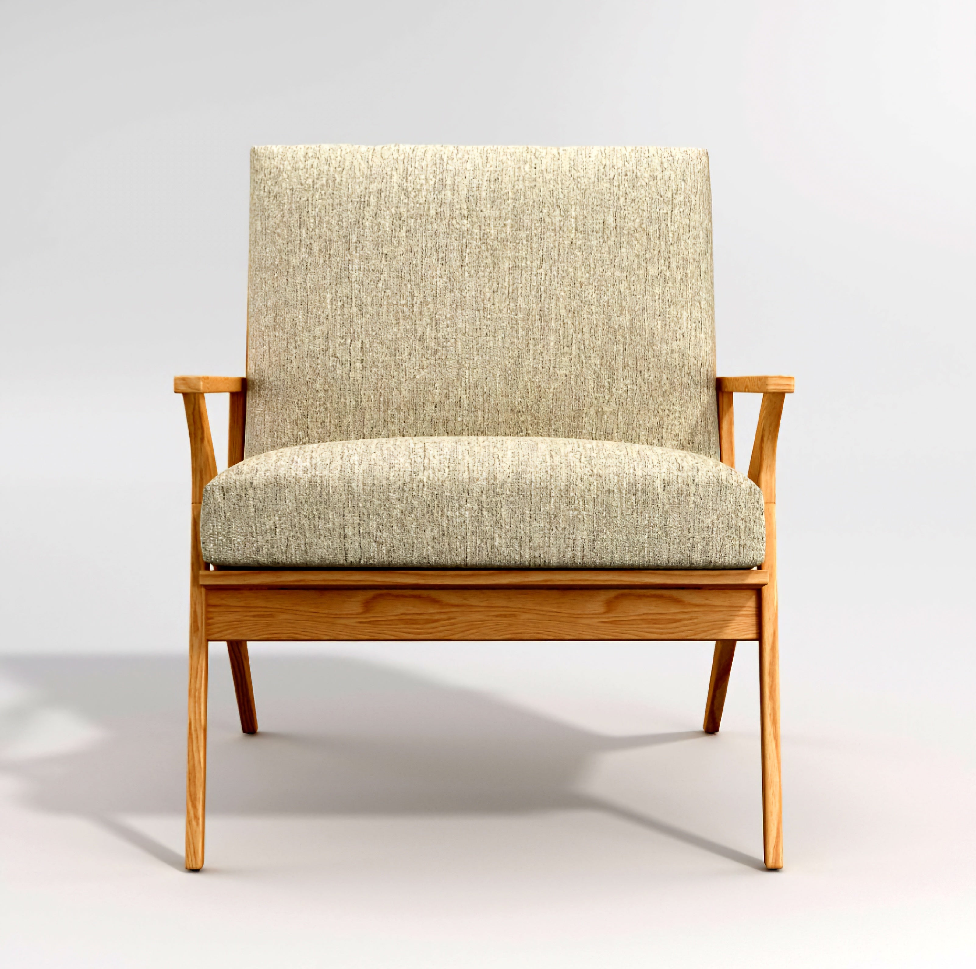 THE ONE × Cavett — Wood Accent Chair