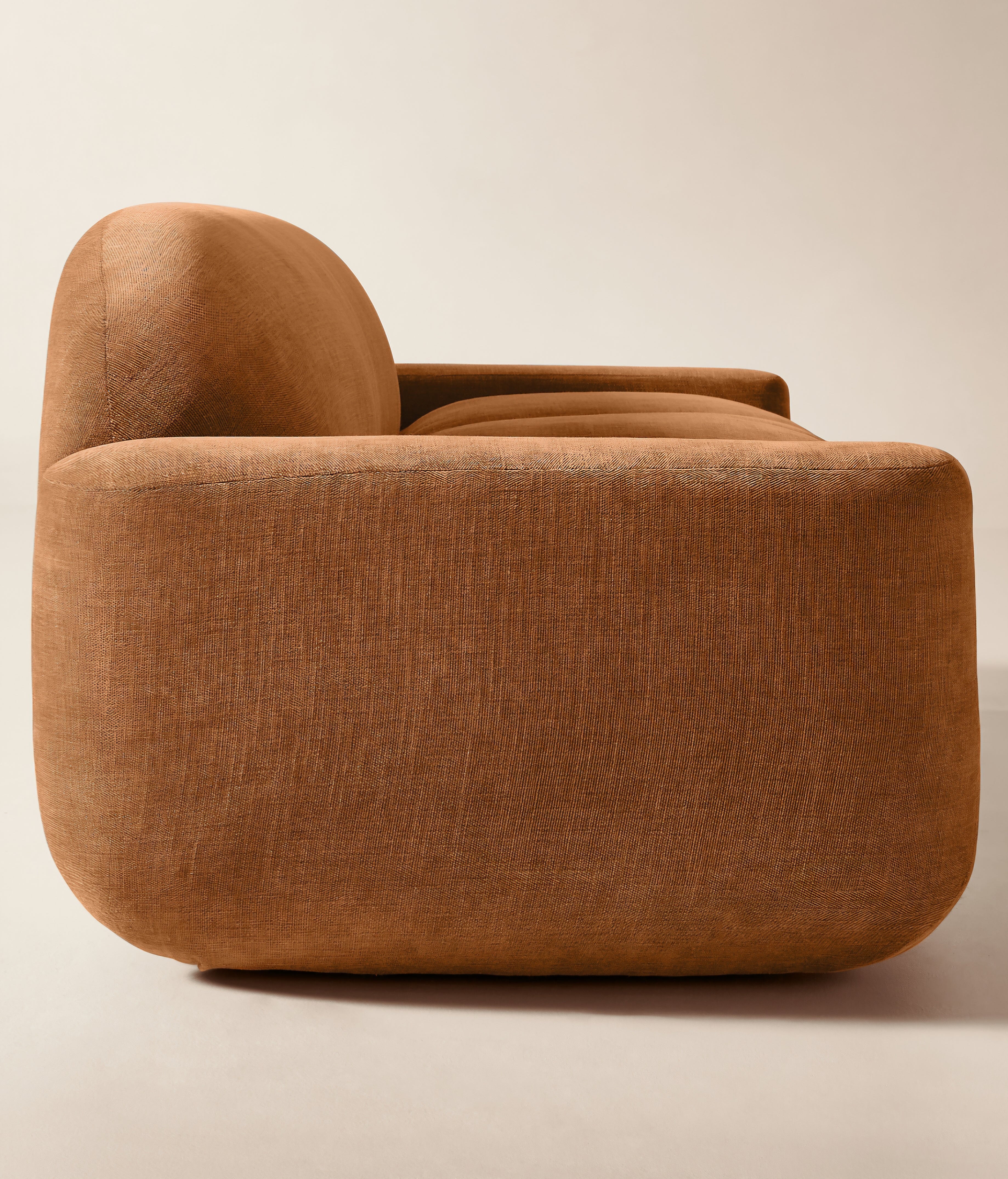 THE ONE × Aldine — Ivory Boucle Textured Sofa