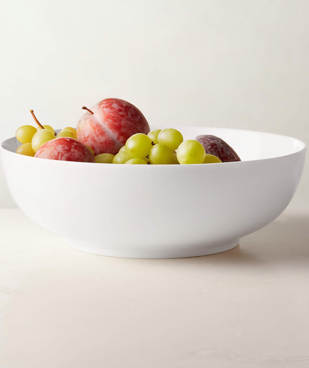 THE ONE × Contact — White Ceramic Serving Bowl
