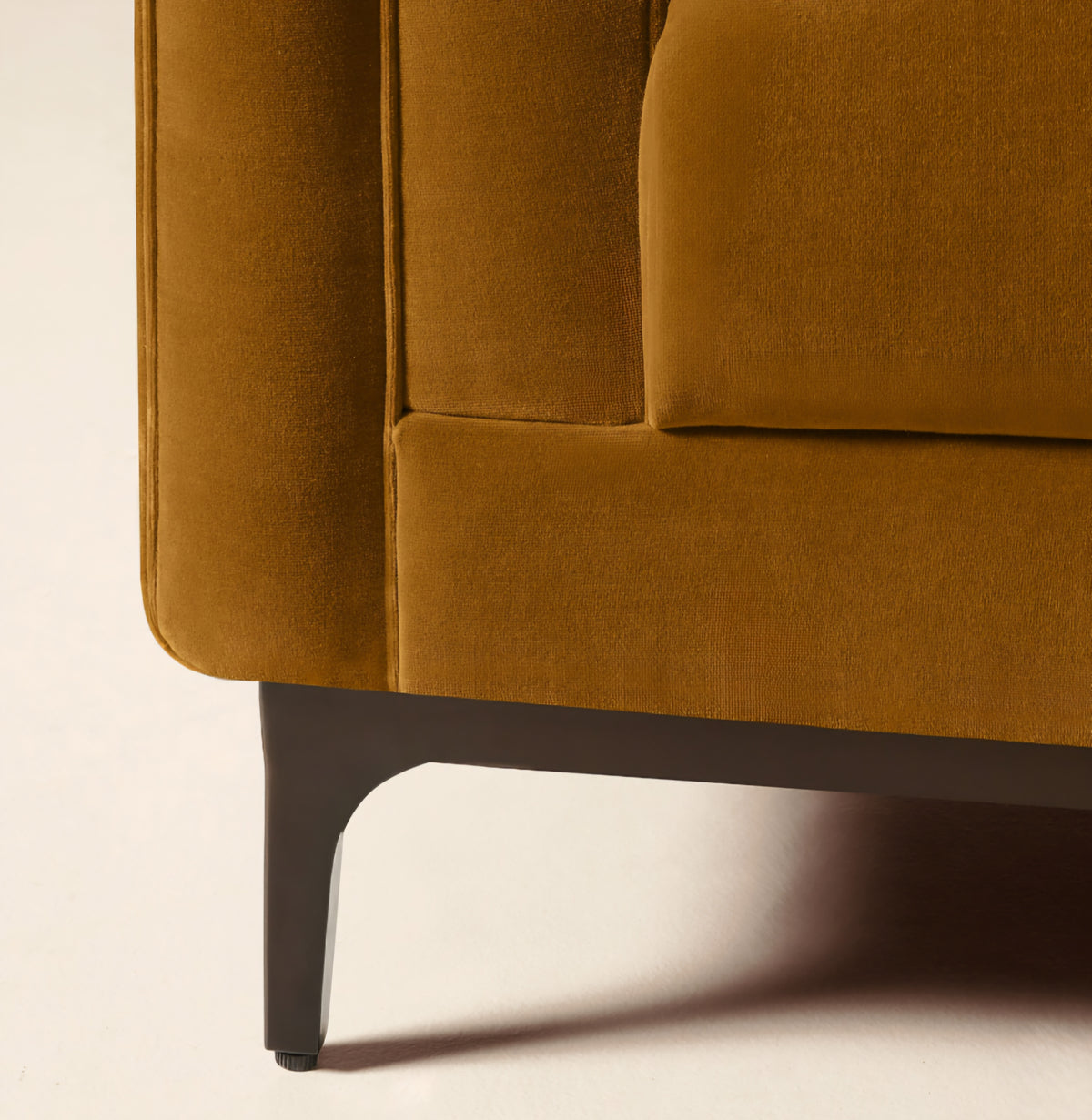 THE ONE × Ambroise — Light Taupe Velvet Sofa