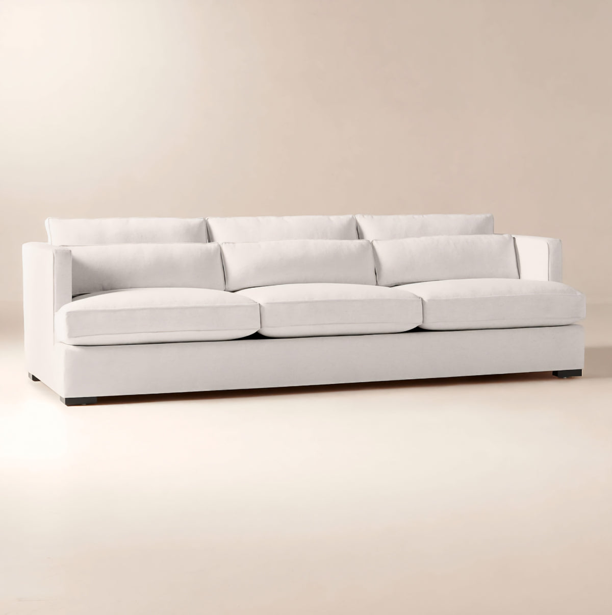 THE ONE × Eastman — White Performance Fabric Sofa