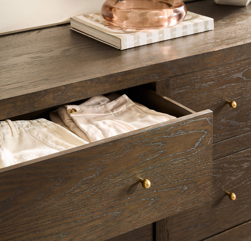 THE ONE × Layton — Dark Oak 6-Drawer Dresser