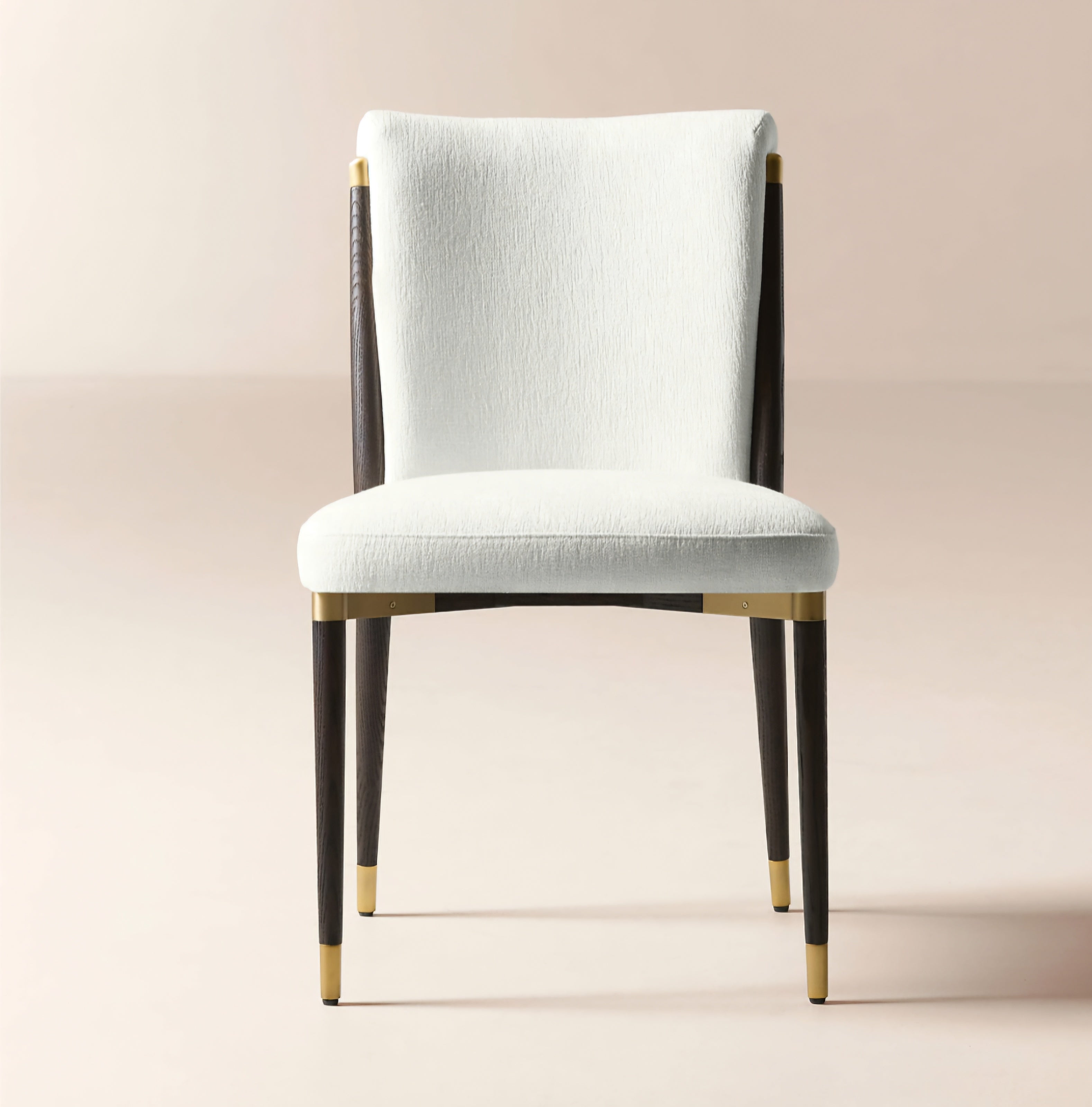 THE ONE × Norrie — Snow White Performance Fabric Armless Dining Chair