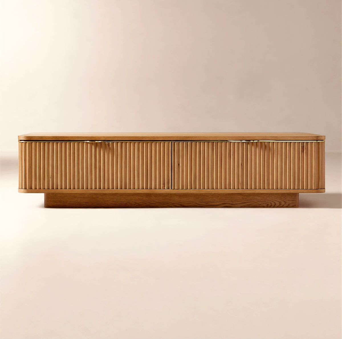 THE ONE × Davison — Fluted Oak Coffee Tables