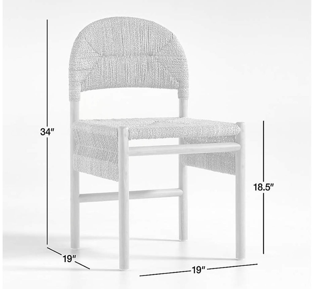 THE ONE × Rustler — Woven Natural Rattan Dining Chair