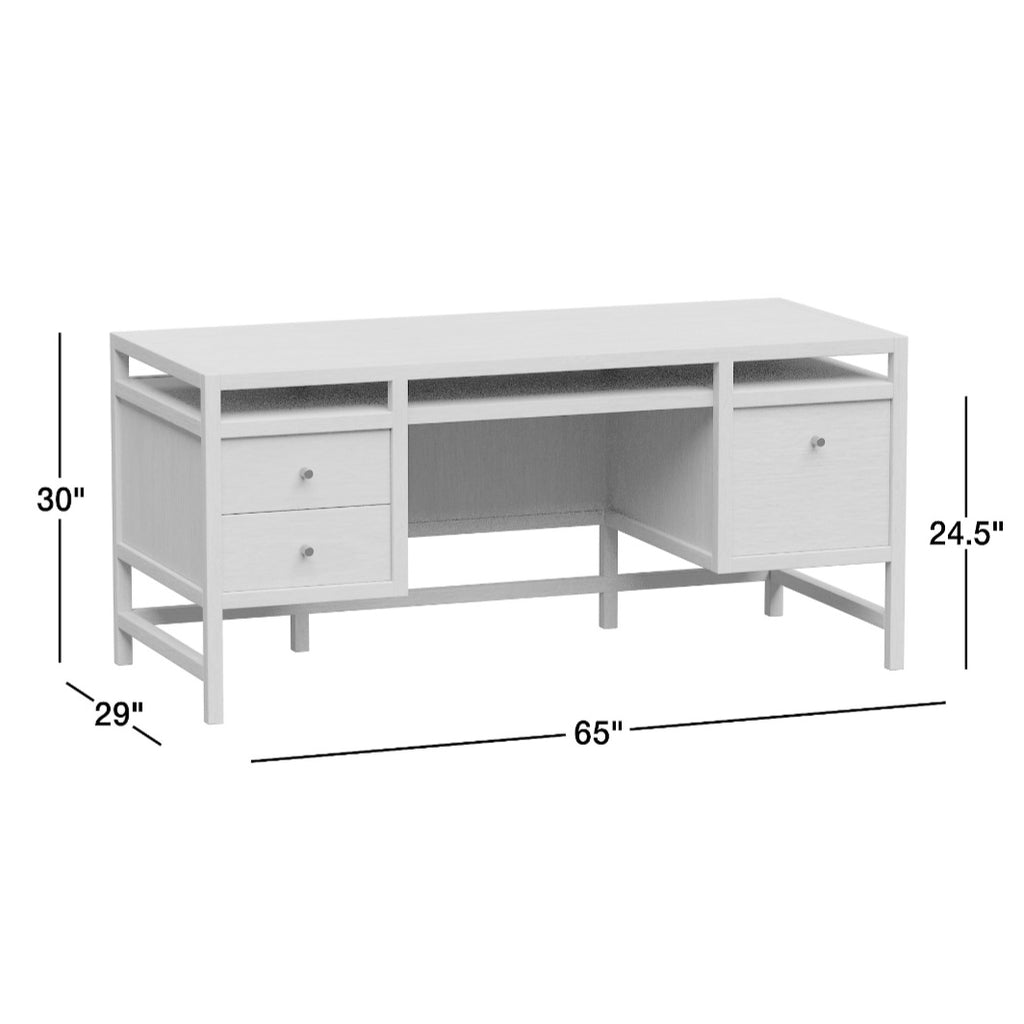 THE ONE × Raffael — Carved Wood Executive Desk