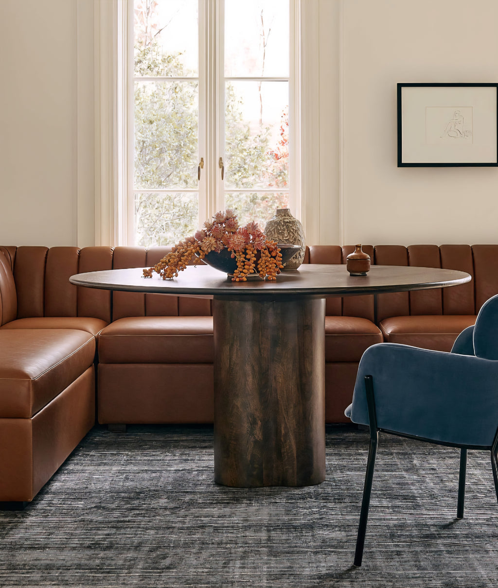 THE ONE × Viggo — Dark Mango Wood Dining Table
