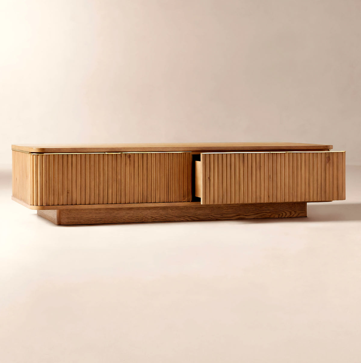 THE ONE × Davison — Fluted Oak Coffee Tables