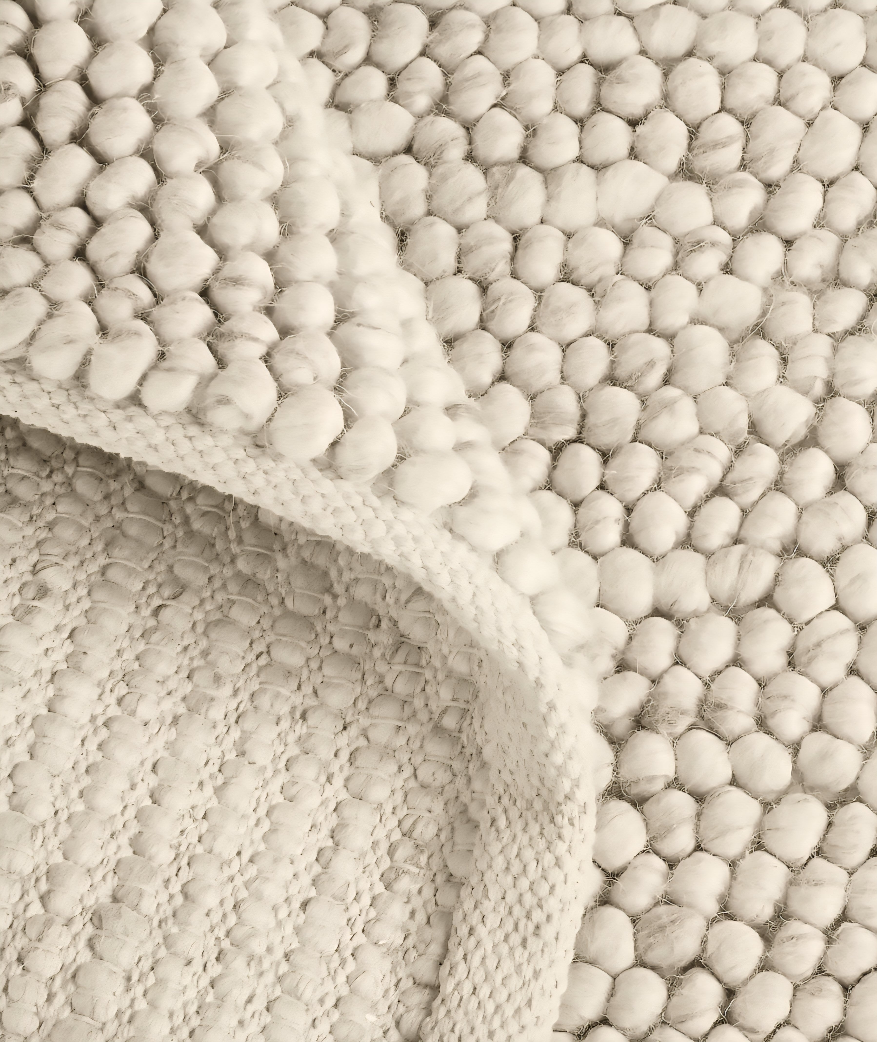 THE ONE × Orly — Wool Blend Handwoven Ivory Area Rug (12'x15')