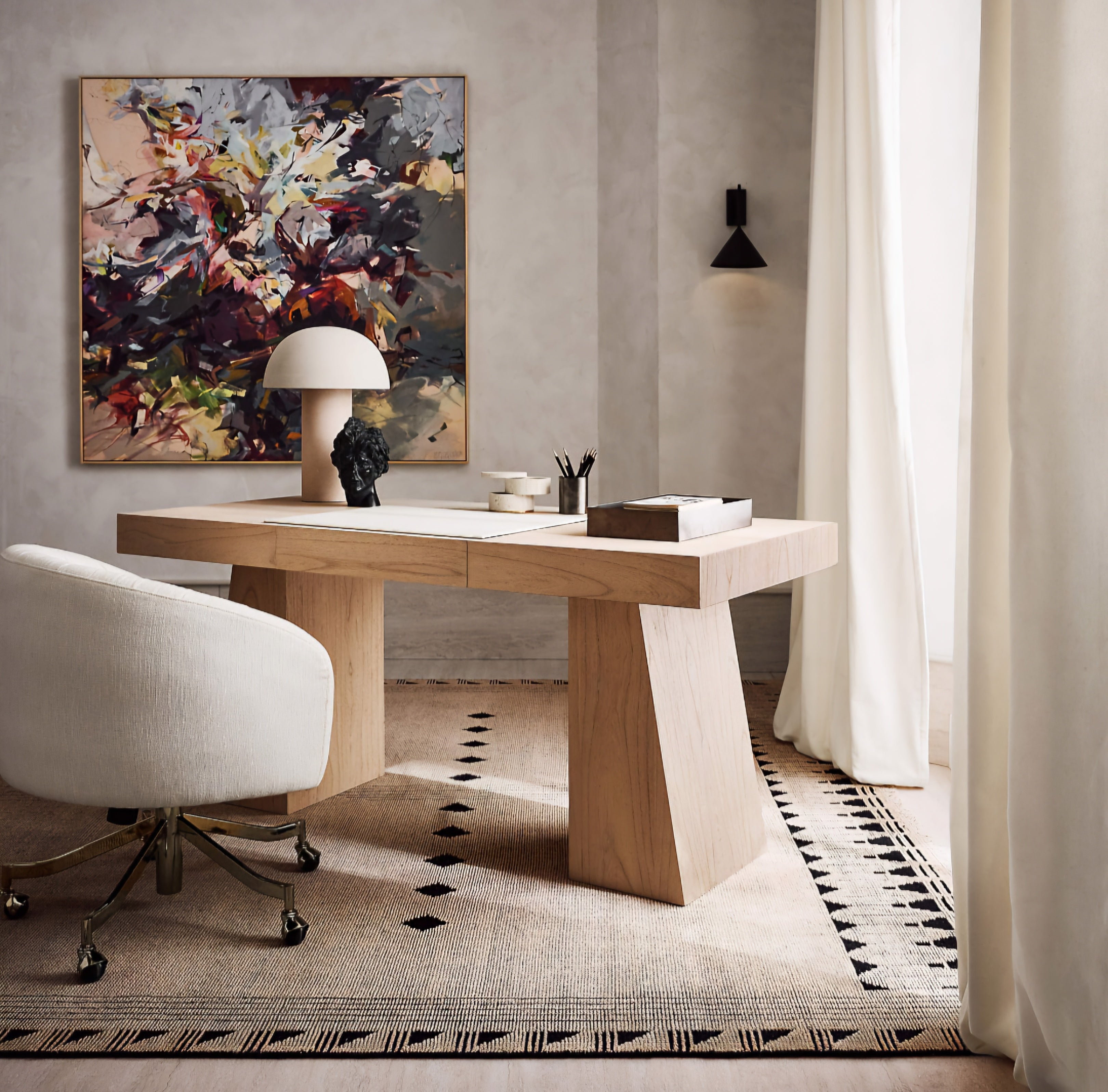 THE ONE × 'Rocky Home' — Framed Acrylic Painting Reproduction