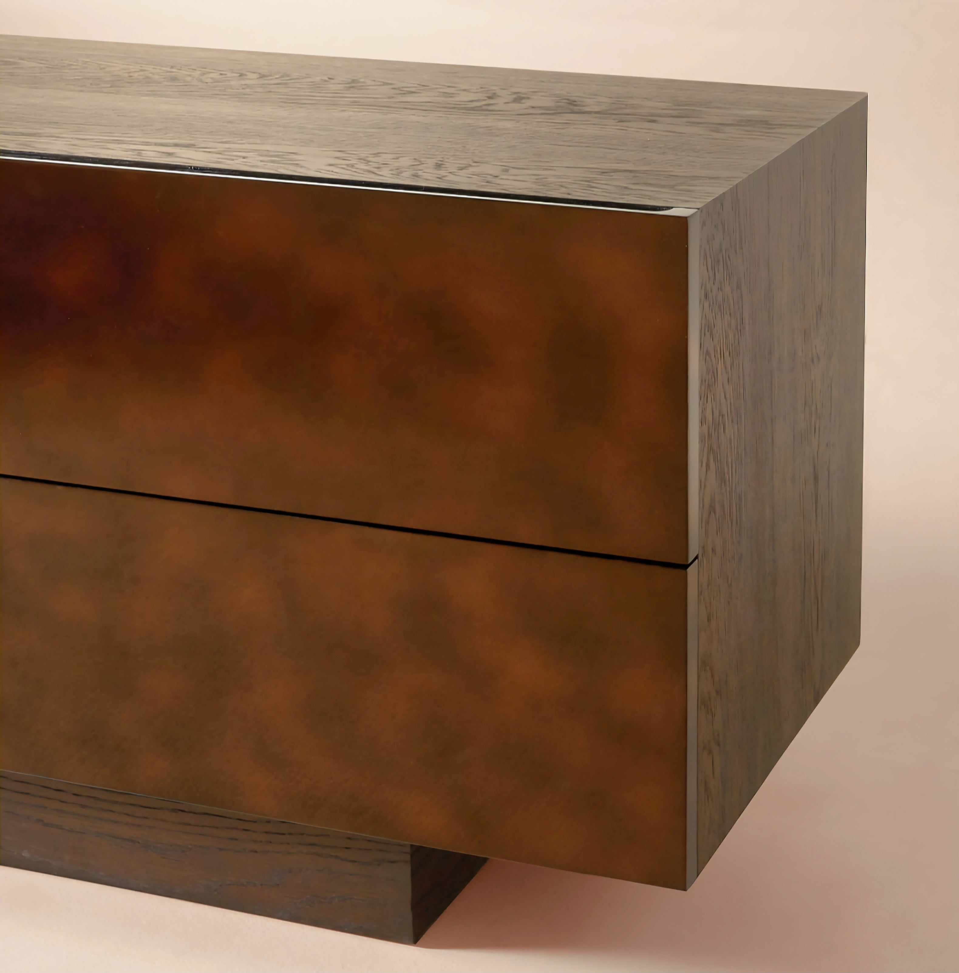 THE ONE × Hudson — Lacquered Dark Brown Wood Dresser
