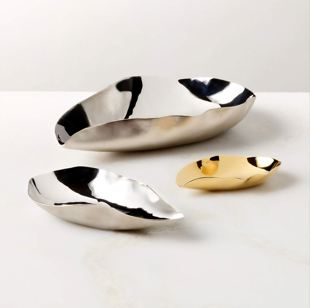 THE ONE × Oyster — Stainless Steel and Brass Pinch Bowl Set