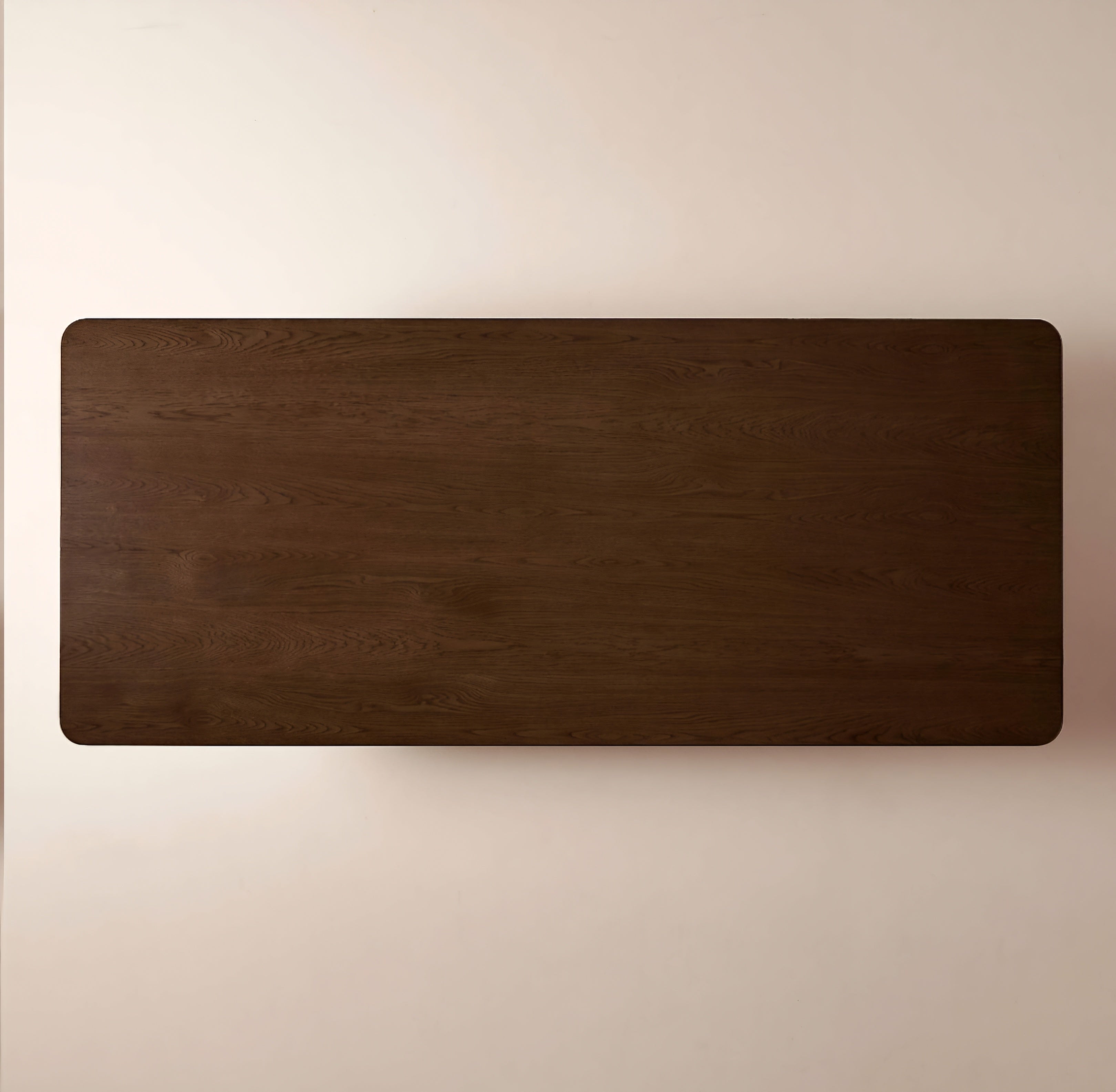 THE ONE × Davison — 55" Round Fluted Dark Oak Dining Table