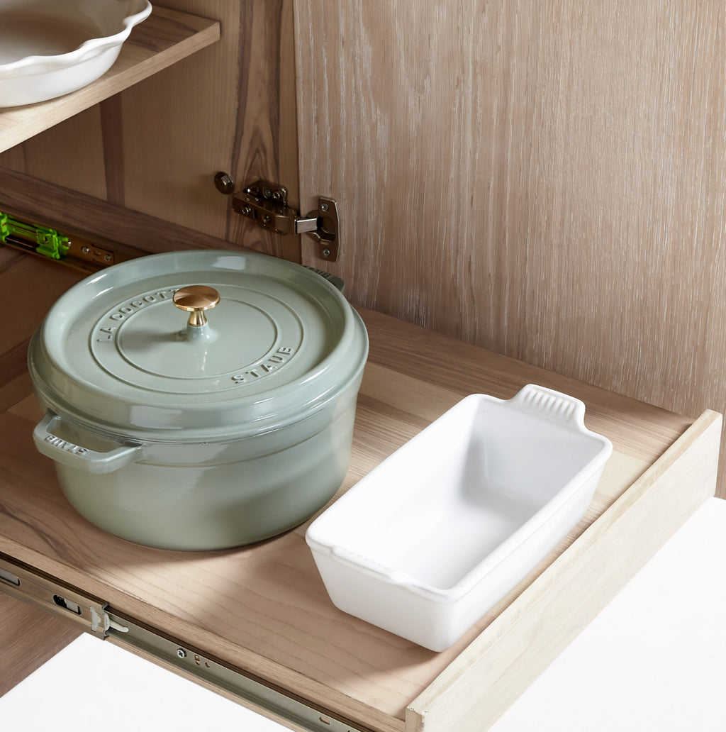 THE ONE × Terra — Marble Top Kitchen Island with Storage (78")