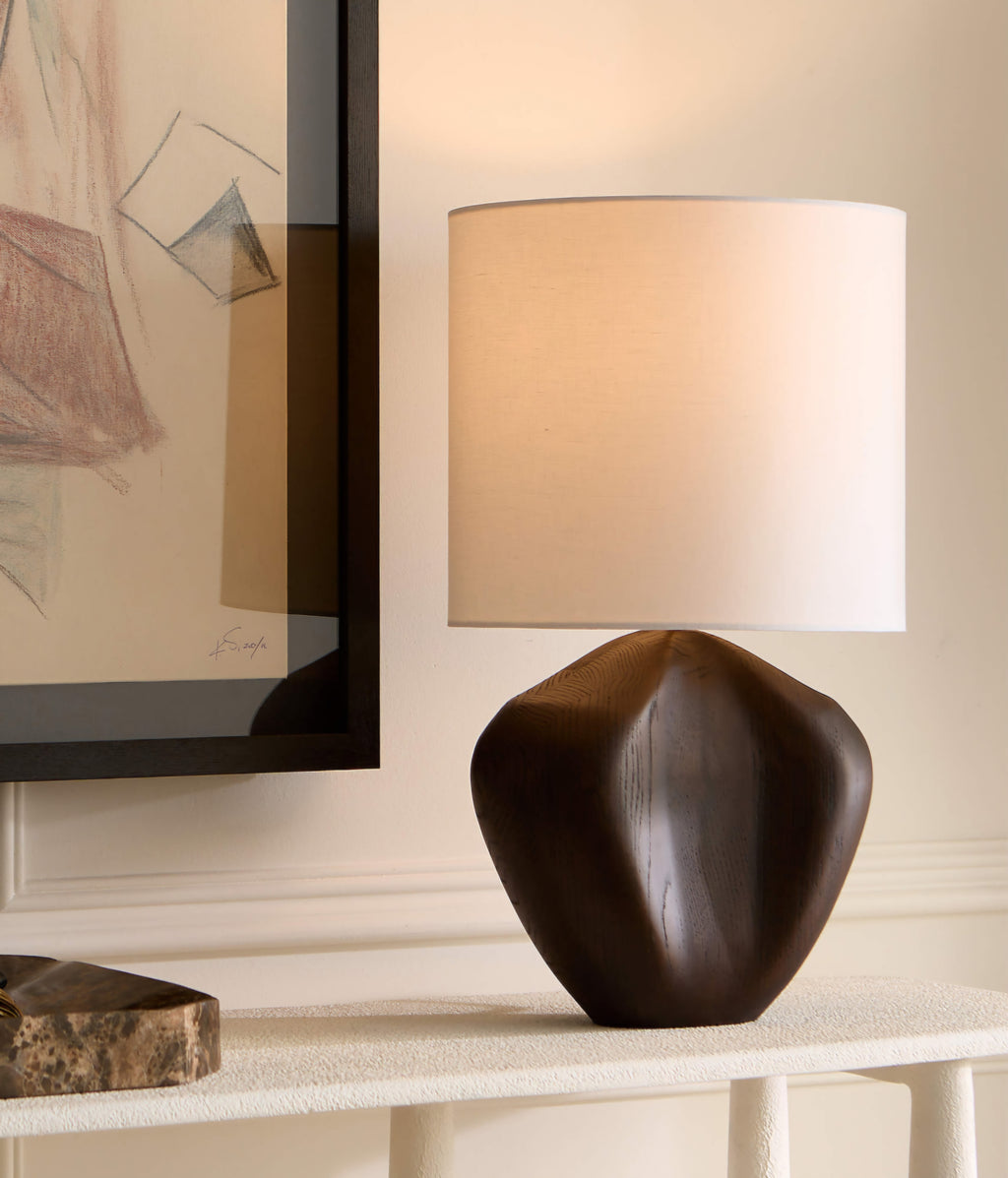 THE ONE × Press — Oak Wood Table Lamp