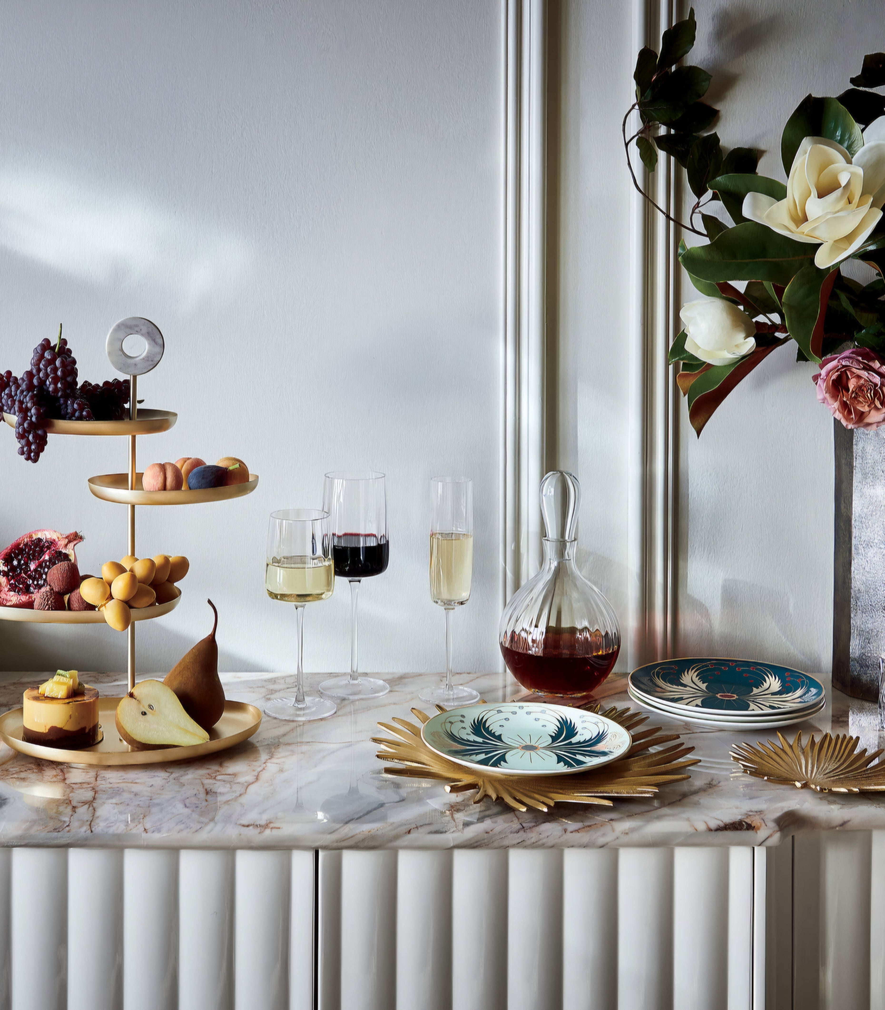 THE ONE × Betty — Smoked Glass Tealight Candle Holders (Set of 6)