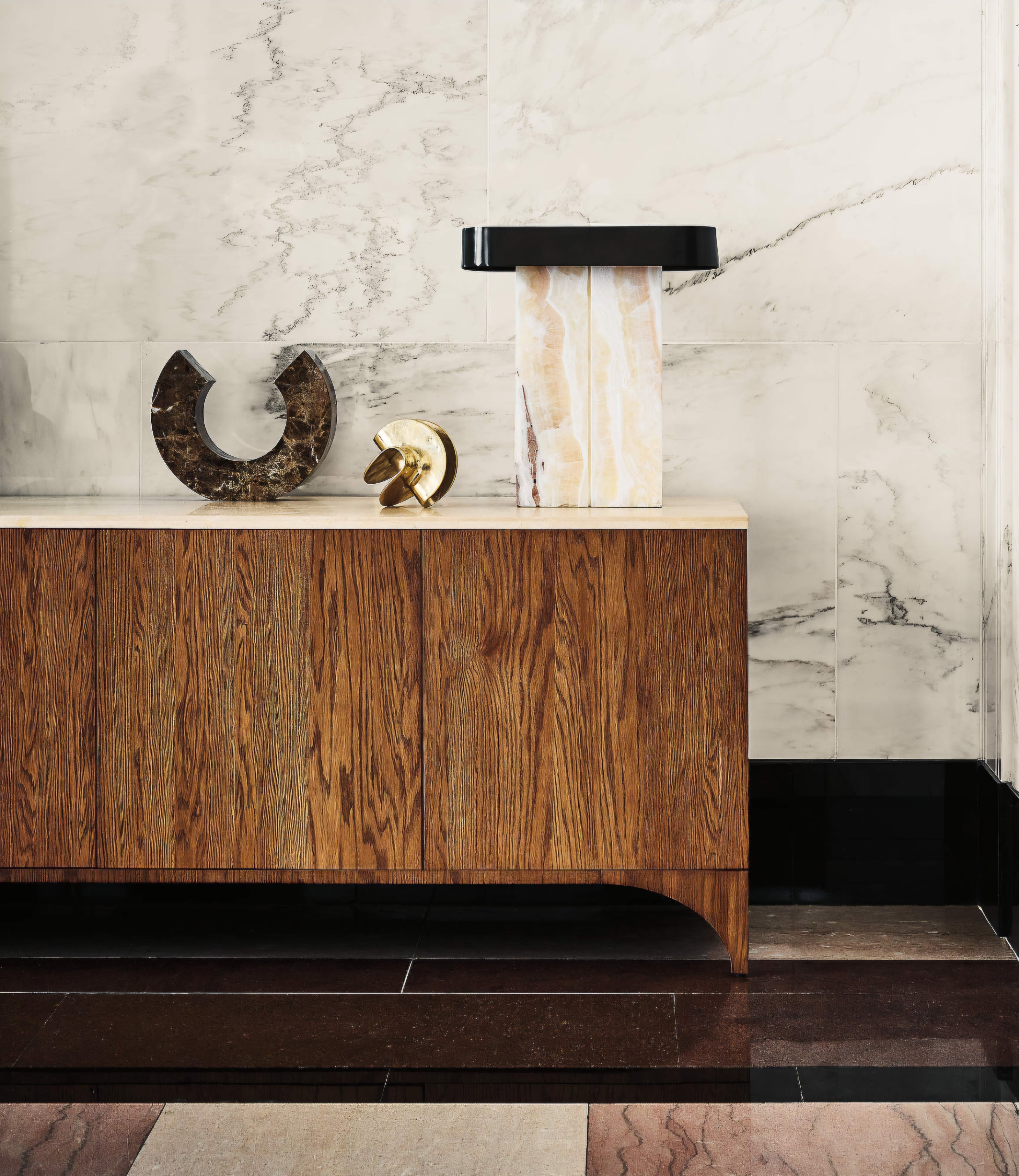 THE ONE × Lastra — White Onyx Table Lamp