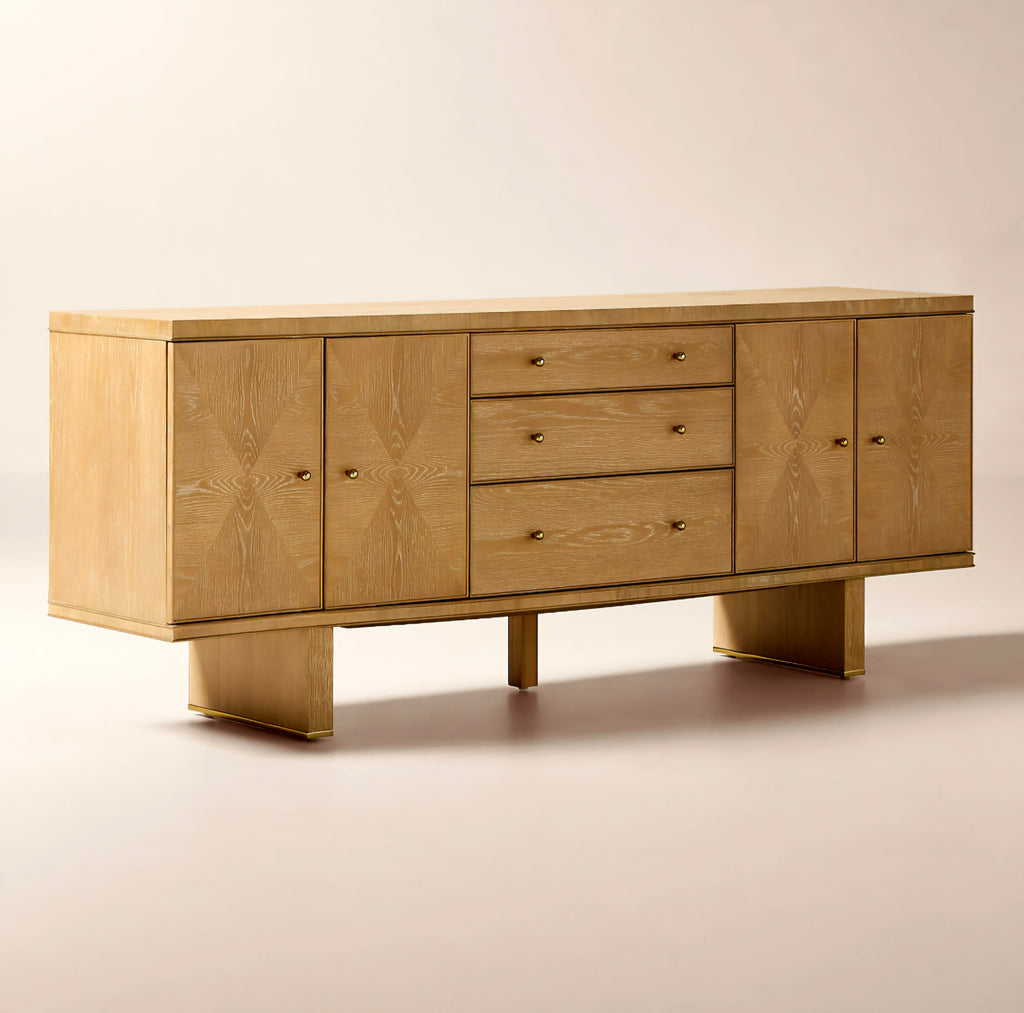 THE ONE × Tribeca — White Oak Credenza