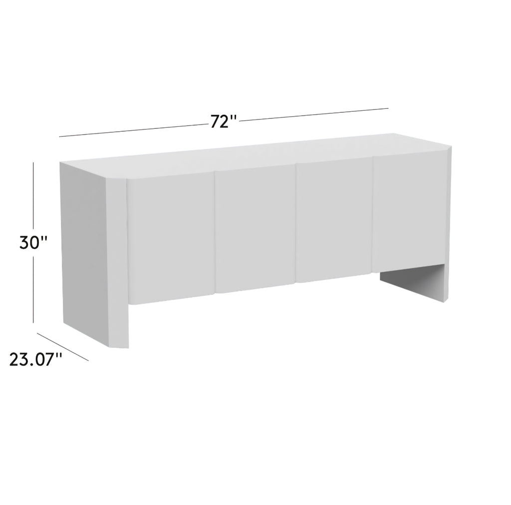 THE ONE × Kirnan — Dark Green High-Gloss Lacquered Credenza