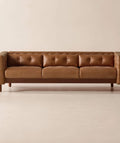 THE ONE × Marconi — Tufted Leather & Velvet Sofa