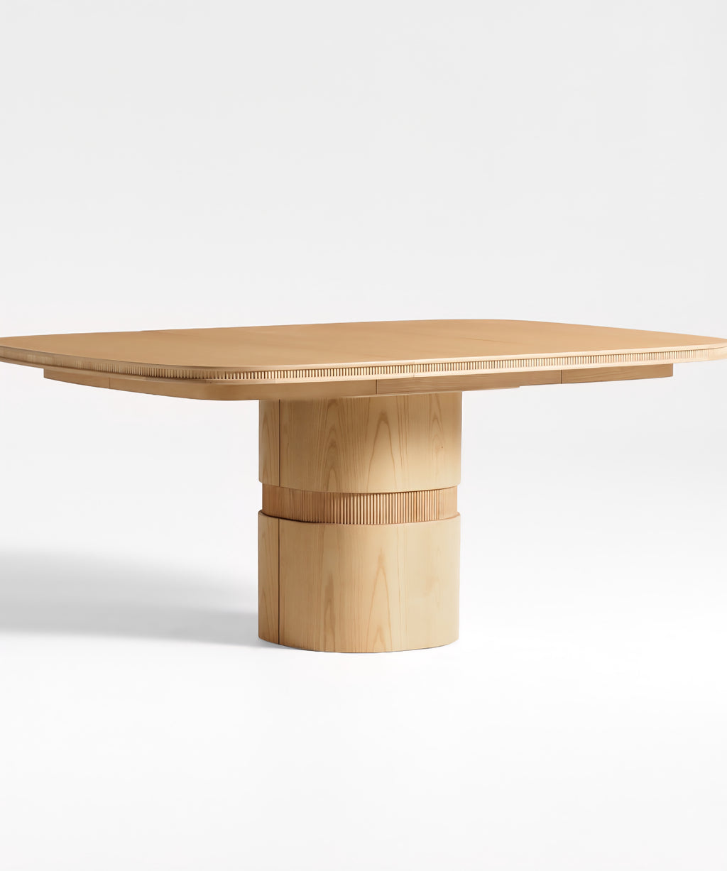 THE ONE × Roseau — Extendable Pedestal Dining Table